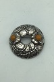 Georg Jensen 
Sterling Silver 
(Anniversary) 
Brooch No. 42 
(Amber)Measures 
Diam 5.2 cm 
(2.04 inch) ...