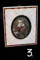 Antique Miniature paintings painted on ivory by Beethoven...