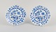 Stadt Meissen, two plates - Blue Onion pattern.