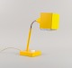 Hans-Agne Jakobsson "Terning" for Elidus, yellow retro desk lamp.
