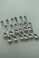 Set Dansk 
Arbejde (DTA) 
Silver Coffee 
Spoons with 
Amber (12) 
Measures 11.2 
cm (4.40 inch)