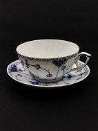 RC blue fluted  tea cup 1/656