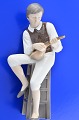B&G porcelain 
figurine. B&G 
Mandolin player 
no. 1600. 
Height 28 cm. 
11 inches. 1. 
Quality, fine 
...