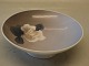 B&G 29-382  Art 
Nouveau Bowl 
with flower 5.5 
x 16.5 cm FDB 
decor Eneret 
Bing and 
Grondahl Marked 
...