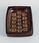 Jørgen Mogensen 
for Royal 
Copenhagen, 
stoneware dish 
with motif of 
beetles.
Model 21871.
In ...