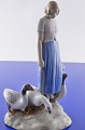 B&G figurine 
porcelain 
figurine. B&G 
Goose-girl no. 
2254. Height 25 
cm. 2. Quality 
fine ...