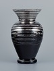 Art Deco glass 
vase, Germany. 
With horizontal 
silver inlays.
1930/40s.
In excellent 
condition ...