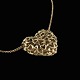 Georg Jensen. 
18k Gold 
'Artist Heart' 
Pendant 1998 - 
Allan Scharff.
Designed by 
Allan Scharff. 
...