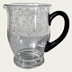Holmegaard, 
Pitcher with 
grape grindings 
and black 
handle, 16.5 cm 
high, 18 cm 
wide *Perfect 
...