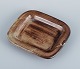 Dominique 
Pouchain 
(1956), France, 
unique ceramic 
dish in brown 
...