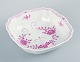 Meissen, Germany, Pink Indian, square bowl.
