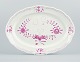Meissen, Germany, Pink Indian, large oval serving dish.