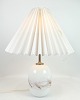 Table lamp, 
model Sakura, 
designed by 
Michael Bang 
with white opal 
glass with pink 
...