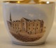 University of 
Copenhagen RC 
Antique Cup 6.3 
x 8 cm with 
high handle 8.5 
cm  and saucer 
14 cm  ...