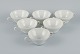 Bjørn Wiinblad 
for Rosenthal, 
a six of four 
bouillon cups.
1980s.
In perfect ...