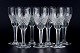 Wien Antik, 
Lyngby Glas, 
syv 
portvinsglas i 
klart glas.
Facetslebet 
stilk og 
krydsslebet ...
