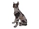 Large Dahl 
Jensen dog 
figurine, Great 
Dane.
The factory 
mark tells, 
that this was 
produced ...