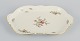 Rosenthal, Germany. "Sanssouci", cream colored serving dish decorated with 
flowers and gold decoration.