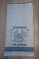 Parade pieceA beautiful old parade piece with handmade blue embroideryTekst: "Früh begonnen ...