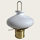 Brass lamp, oil 
lamp converted 
to electricity, 
G.V. Harnisch 
efft. 6362, 
39cm high, 12cm 
in ...