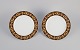 Versage for Rosenthal, two Barocco porcelain plates.