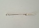 Small fork - 
cocktail fork 
in silver
Stamped the 
tree towers - 
HS
Length 11 cm.