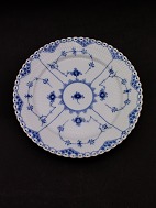 RC blue fluted large plate #627