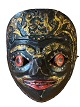 Indonesian Wayang Topeng theater mask / dance mask from Java or Bali, later part of the 20th ...
