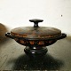 Lauritz Hjorth: 
Ceramic Lekanis 
 bowl on foot 
with handle and 
matching lid, 
which is 
decorated ...