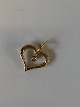 Heart pendant 
in Gold with 
brilliant #14 
carat
Stamped 585
Height 16.62 
mm approx
Width 14.49 
...