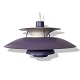 Poul Henningsen 
PH5 pendant 
lamp 
withoriginal 
purple 
lacquered metal 
shades. 
Dimensions: Ø 
50 ...