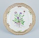 Royal Copenhagen, Flora Danica, openwork lunch plate.