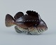 Sven Wejsfelt (1930-2009) for Gustavsberg. Unique "Stim" fish in glazed ceramic.