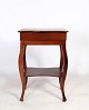 Side table / 
Sewing table 
with folding 
table top with 
shelf below 
made in 
mahogany from 
around ...