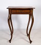 Mahogany side 
table with 
drawer and 
keyhole in 
brass and ebony 
decoration from 
around the ...