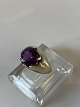 Gold Ladies 
Ring with 
Amethyst Stone 
14karat
Stamped 585 HS
Size 55
Goldsmith: 
H.S. 1913-1937 
...