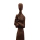 Otto P. A figurine made in wood.A woman holding a child. H. 124 cm. Signed "Otto P".Otto ...