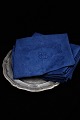 8 pcs. 
beautiful old 
French damask 
woven linen 
napkins with 
monogram and 
floral motifs 
in a nice ...