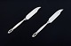 Georg Jensen, Acorn, two fish knives in sterling silver.