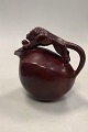 Royal Copenhagen Stoneware Pitcher by Bode Willumsen Oxblood Glasur No 20881