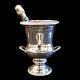 A silver plated 
French 
champagne 
cooler. From 
around 1900. 
In campagna 
form, with two 
handles. ...