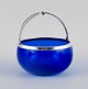 Svend Toxværd, 
Danish 
silversmith. 
Sugar bowl in 
blue art glass 
and Danish 830 
silver.
Mid 20th ...