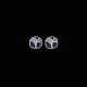 Anton Michelsen 
- Copenhagen. 
Sterling Silver 
Ear Sticks with 
Enamel #657.
Designed by 
and ...