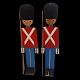 Kay Bojesen; A 
pair of large 
garder 
figurines in 
painted wood. 
H. 111 cm. W. 
28 cm. 
Danish ...