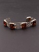 830 silver 
vintage 
bracelet 18.5 
cm. with amber 
1.9 x 1.6 cm. 
Item No. 532783