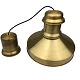 Holmegaard 
brass lamp. 
Some small 
dents (see 
photo) and 
without inner 
glass screen. 
Plastic ...