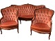 Newer rococo style sofa set. Appears in very nice condition. Sofa length approx. 180 cm