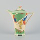 Clarice Cliff (1899-1963) for Royal Doulton, England. Caprice, Art Deco coffee 
pot in earthenware.