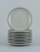 Jens Harald 
Quistgaard for 
Bing & 
Grøndahl, 
Colombia, ten 
cake plates.
Model number 
...