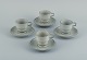 Jens Harald 
Quistgaard for 
Bing & 
Grøndahl, 
Colombia, four 
coffee cups 
with saucers.
Model ...